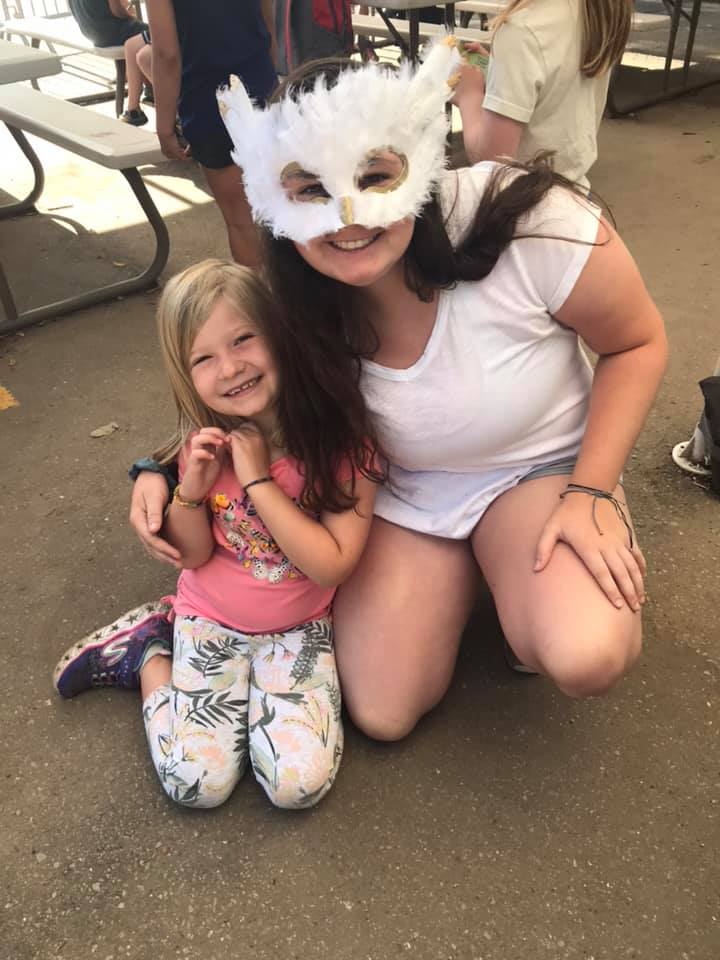Campers during a wizard-themed camp week