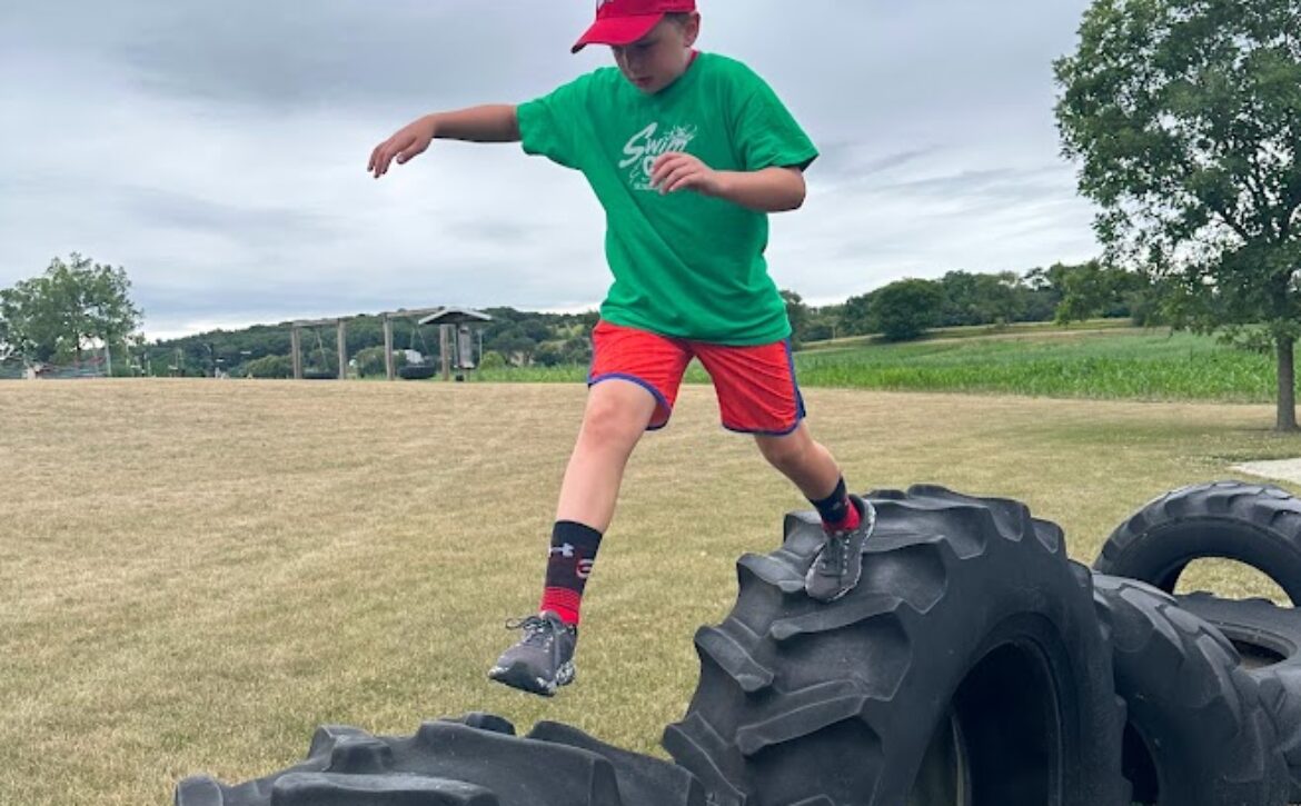 camp running on tires